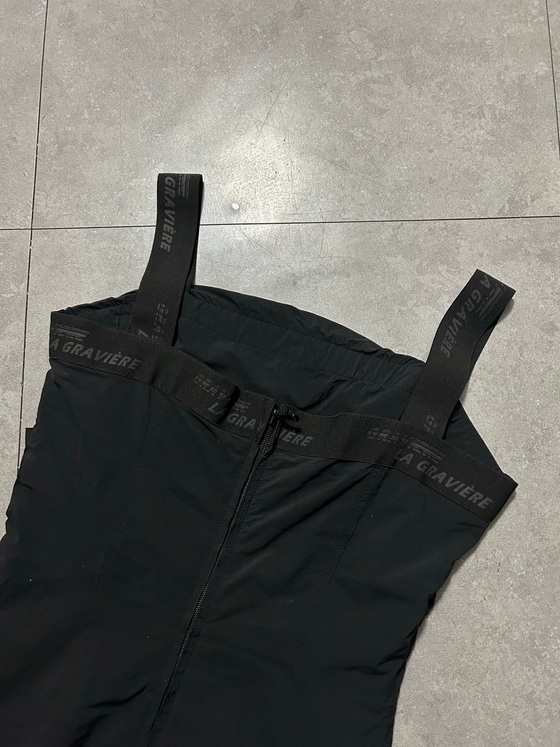 타임 포스트모던  블랙컬러  레터링 원피스 44size   상품이미지6