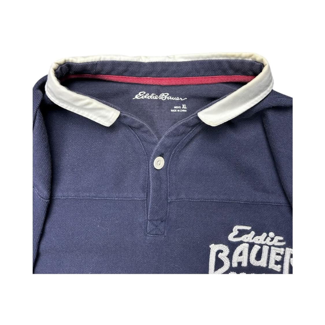 XL) 에디바우어 USA 패치 네이비 반팔 카라티 상품이미지4