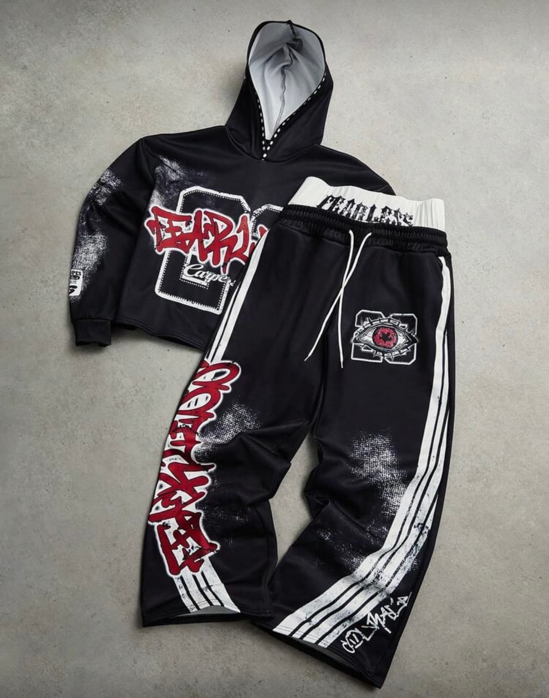 펑크 고스 락시크 스트릿 새깅팬츠 y2k 남여공용 상품이미지2