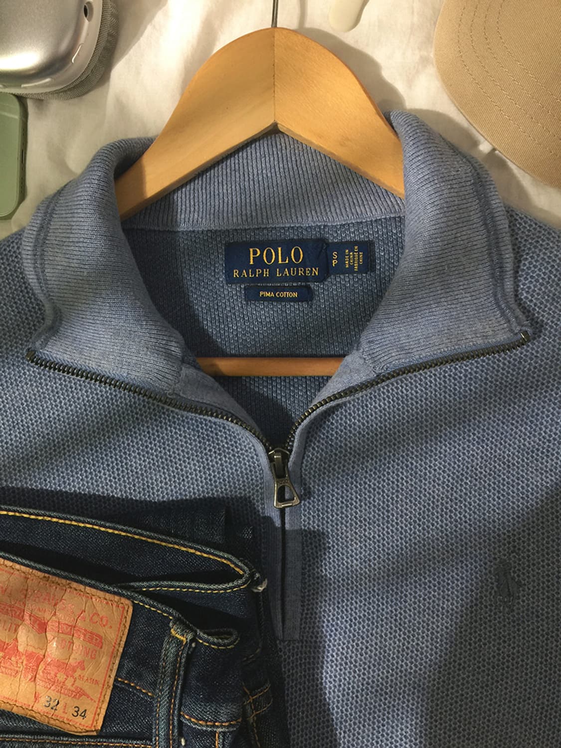 (MAN) 폴로랄프로렌 반집업니트 M 상품이미지2