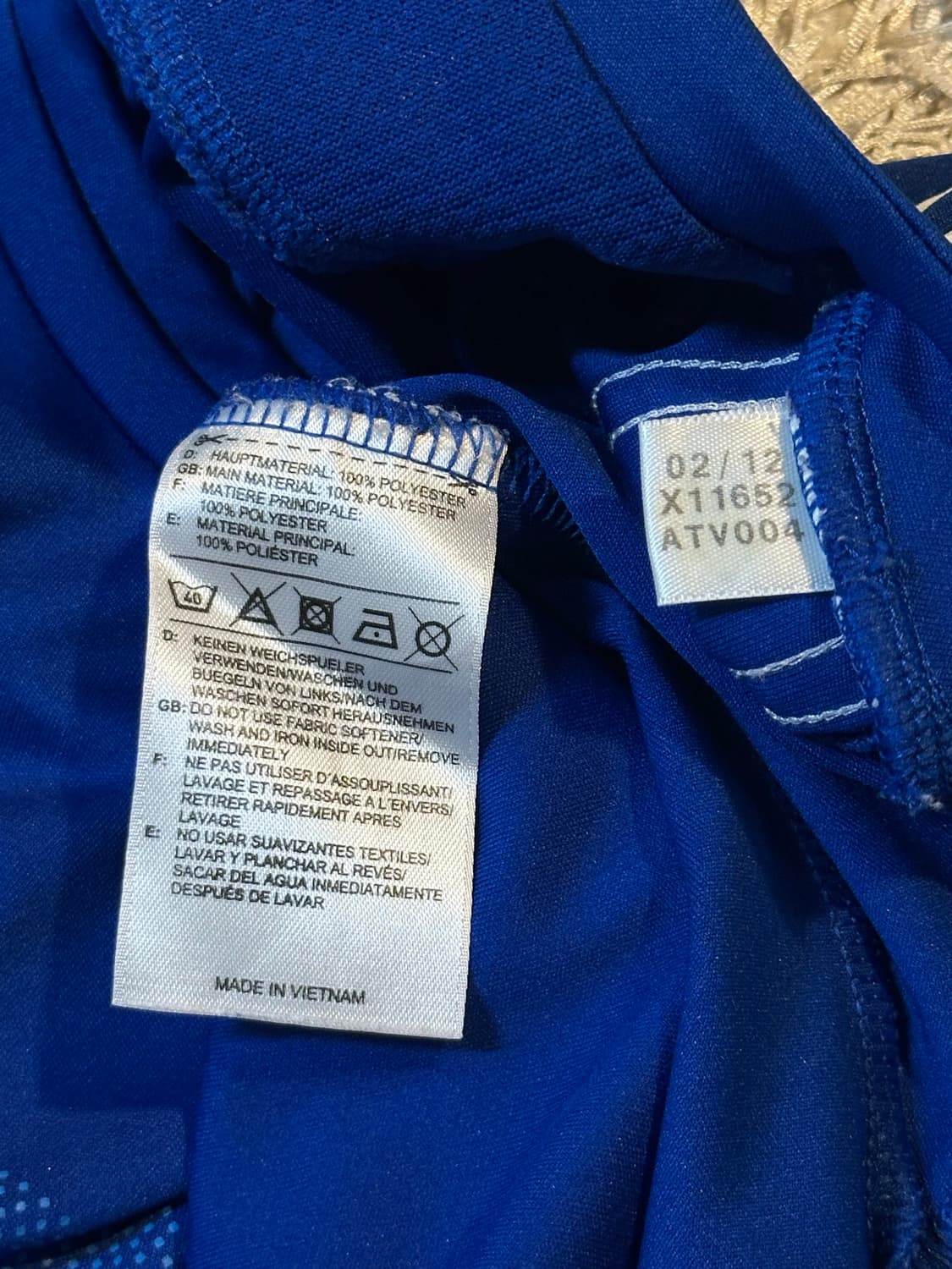 아디다스 ADIDAS 그리스 12-13 홈 노마킹 유니폼 져지 상품이미지5