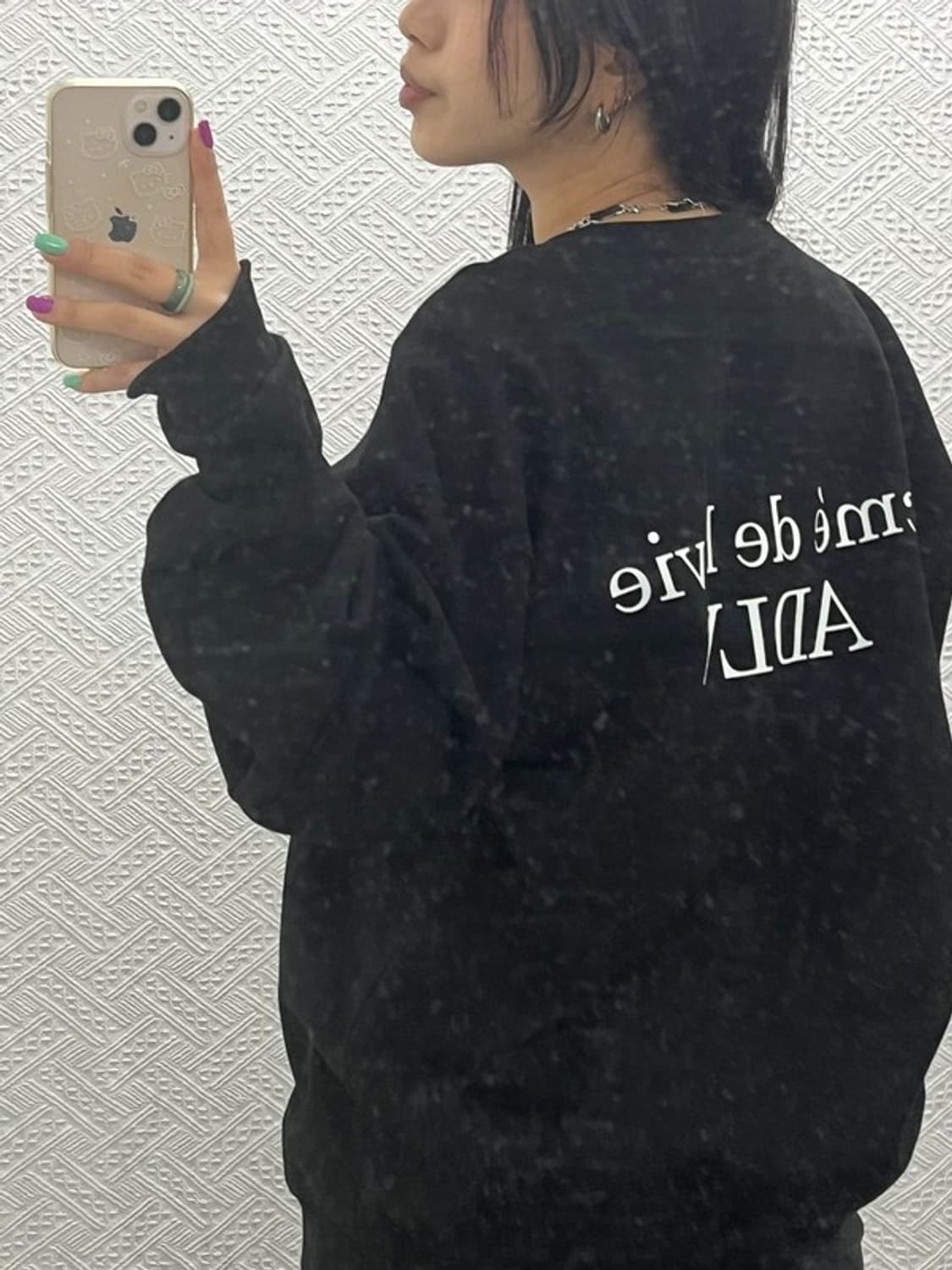 아크메드라비 스트릿 키치 빅프린팅 맨투맨 2 C06787 상품이미지2