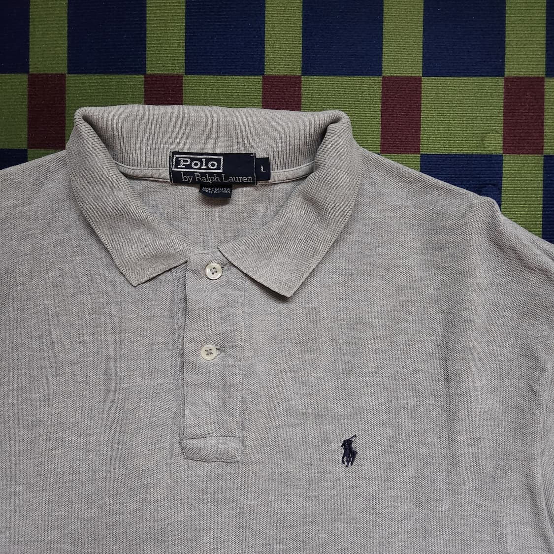 90's 폴로 랄프로렌 롱 슬리브 카라 티셔츠(USAmade) 상품이미지3