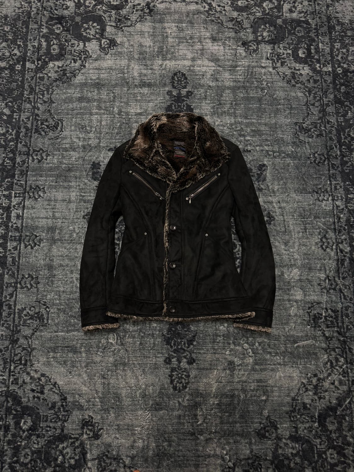 Nicole club for men trimming fur jacket 상품이미지1