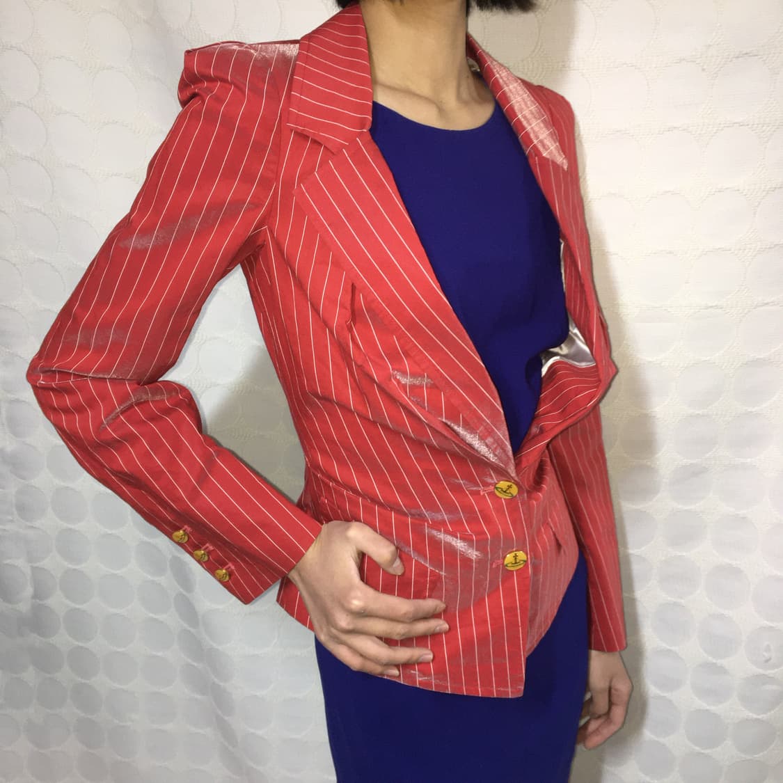 Vivienne Westwood 레드 스트라이프 자켓 상품이미지3