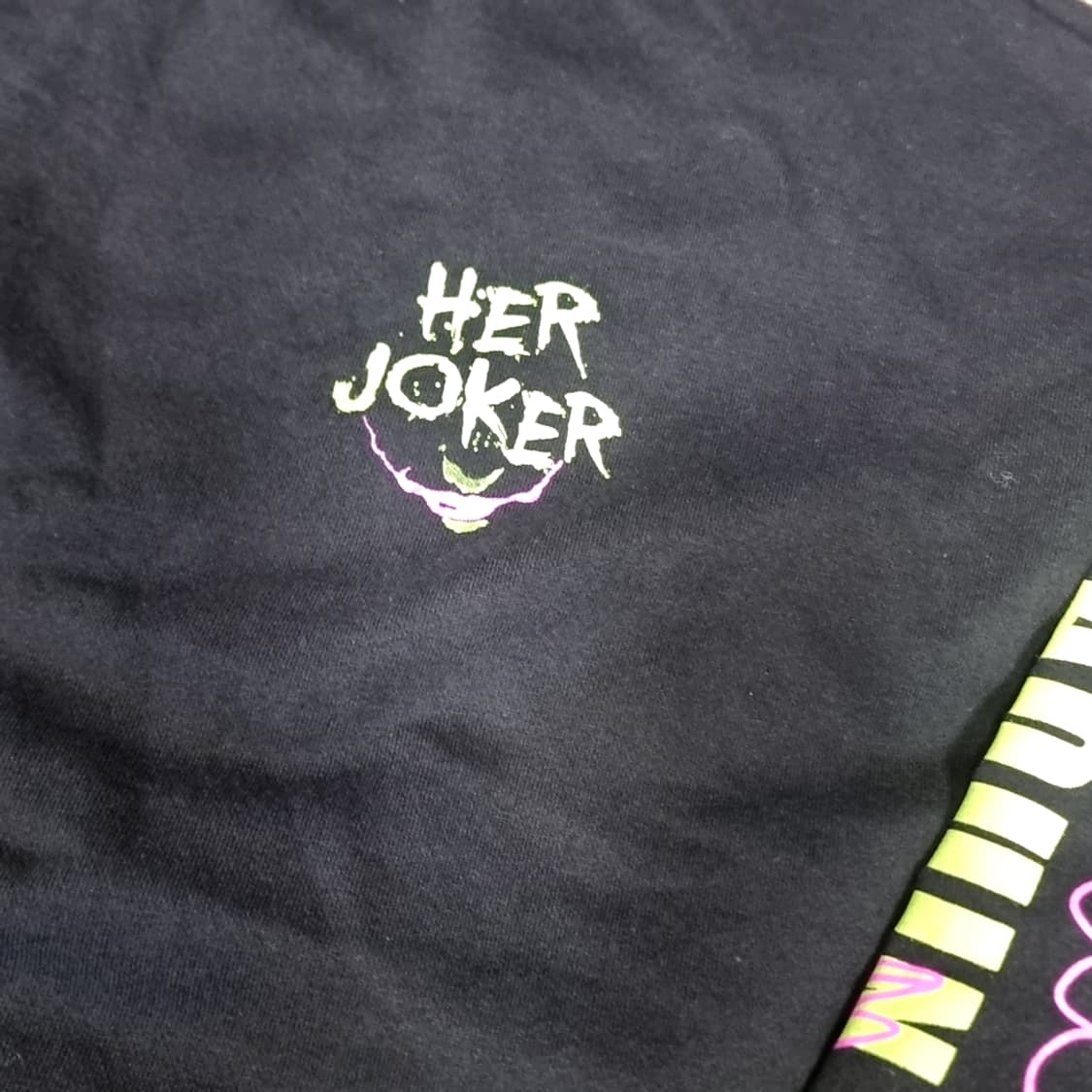 비젼컴페니 JOKER 블랙 맨투맨(105~) 상품이미지2