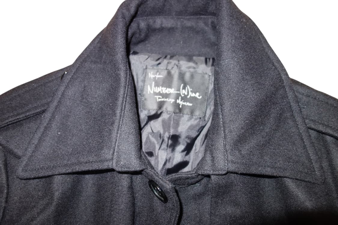 •넘버나인 클래식 블랙 코트 상품이미지6