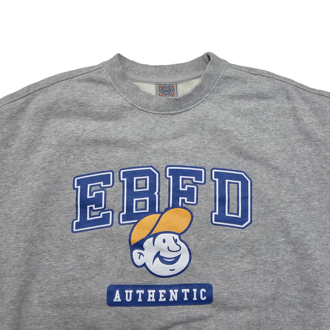 EBFD 이벳필드 캐릭터 맨투맨 티셔츠 회색 상품이미지4