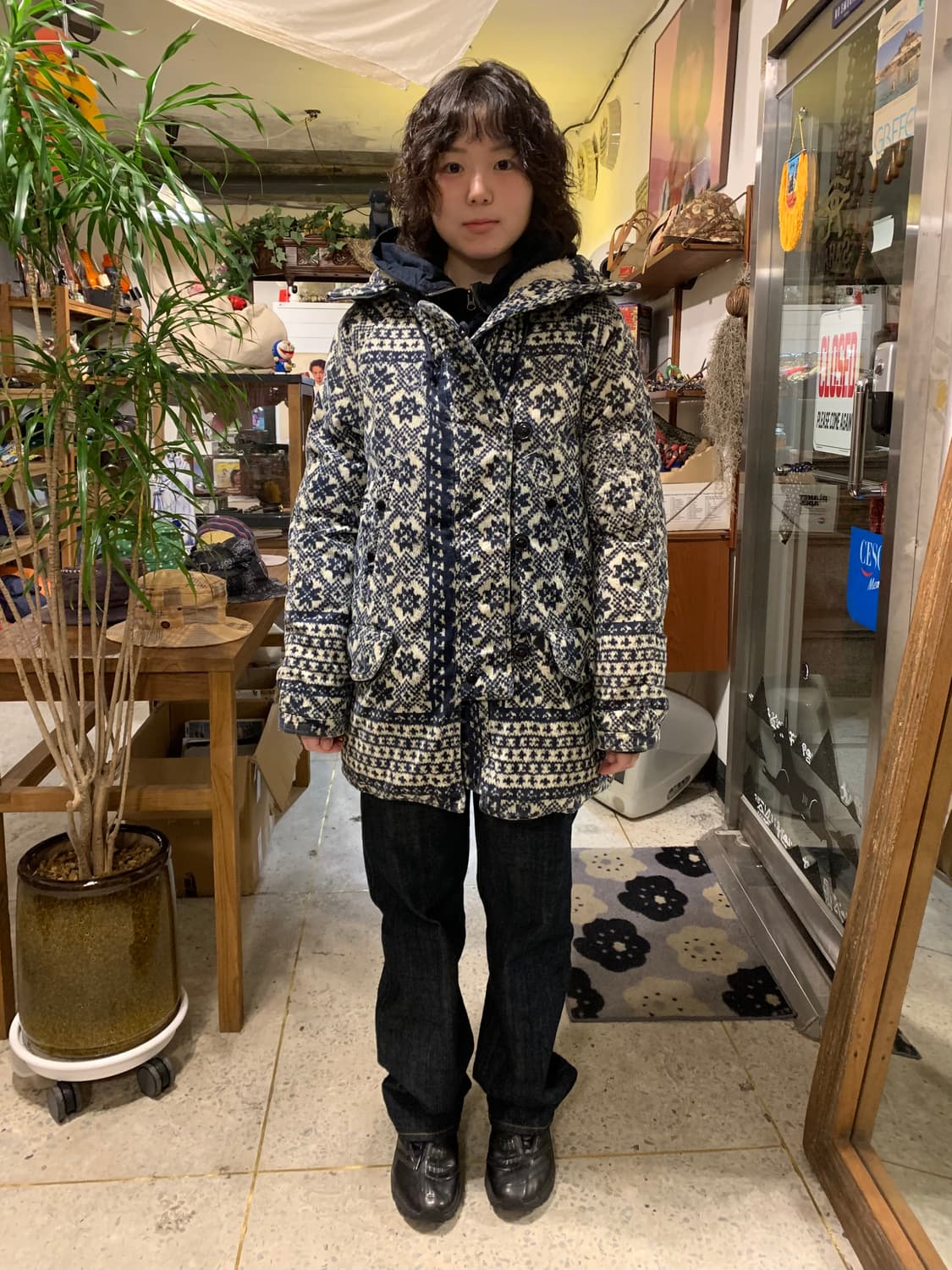 폴로 데님 앤 서플라이 노르딕패턴 보아 자켓 상품이미지1