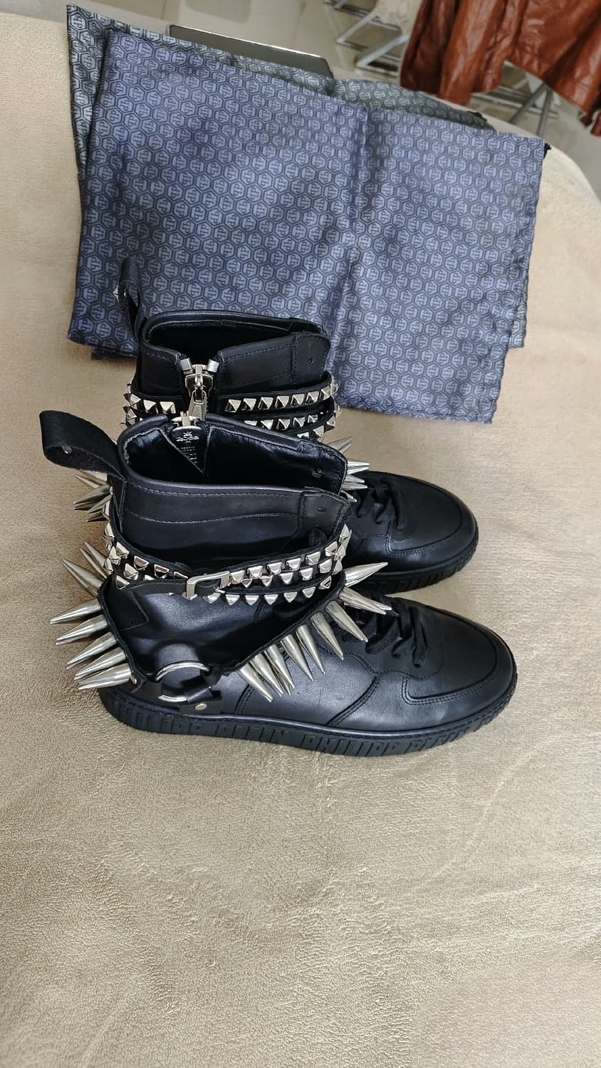 Philipp Plein Stars  스터드 레더 부츠 상품이미지4