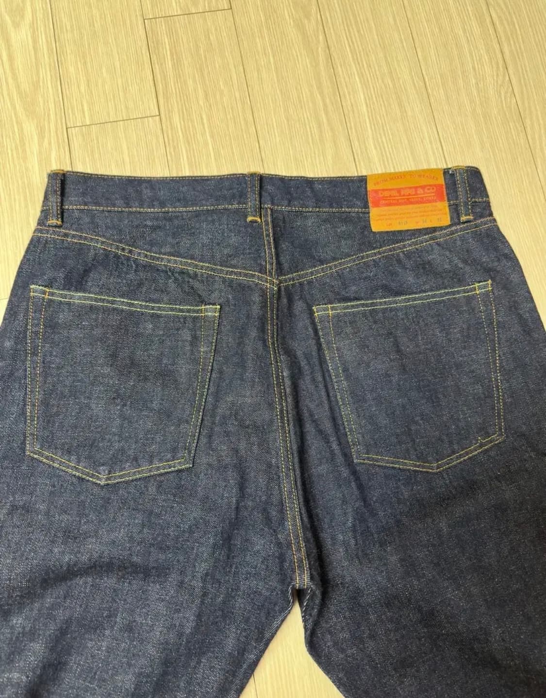 데밀 011P 셀비지 데님 W34/L30 상품이미지6