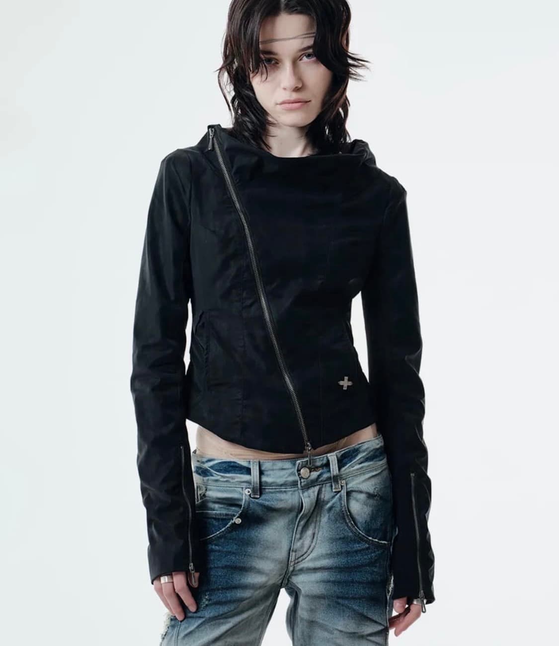 2000 KAEL DRAPED JACKET ( BLACK 2) 상품이미지1