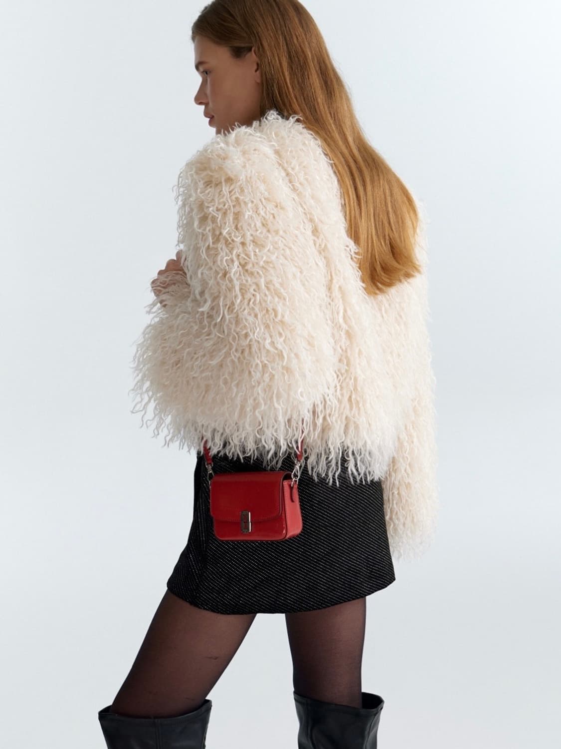 분크 오캄 룬 미니크로스백 레드 상품이미지3