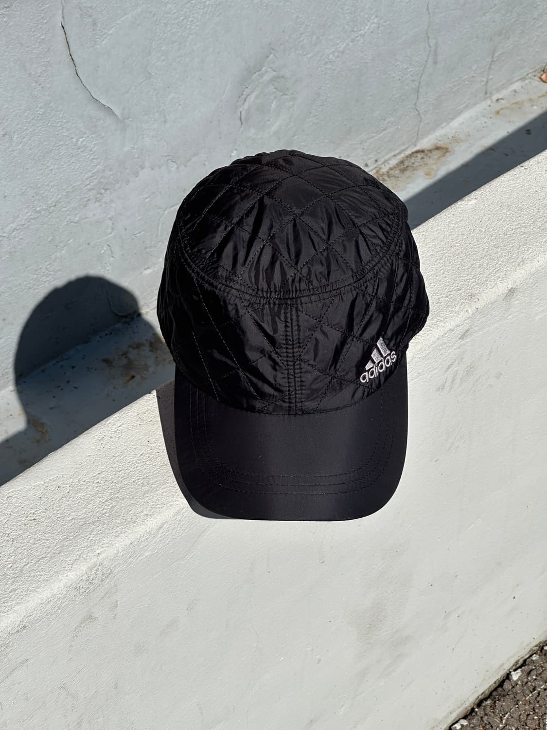 [M] 아디다스 블랙 퀼팅 볼캡 모자 상품이미지1