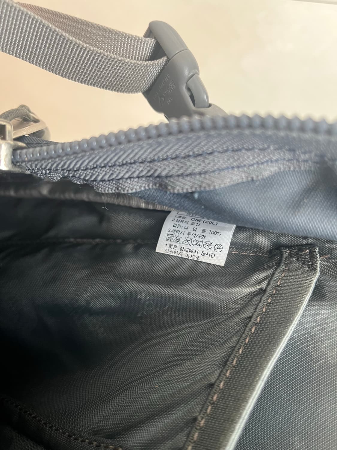 노스페이스 미니샷 백팩 블루 상품이미지5