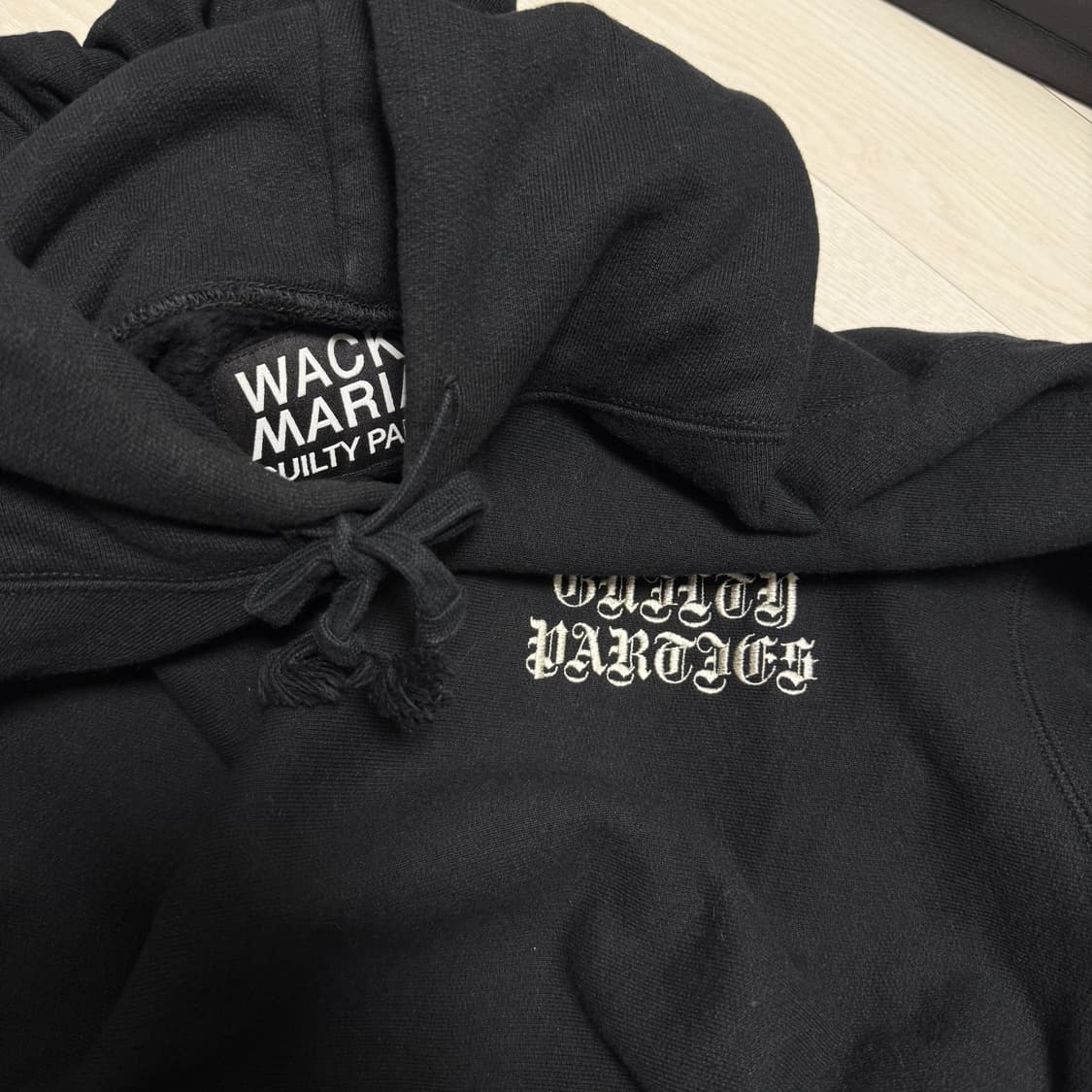 외코마리아 후드 블랙 상품이미지2