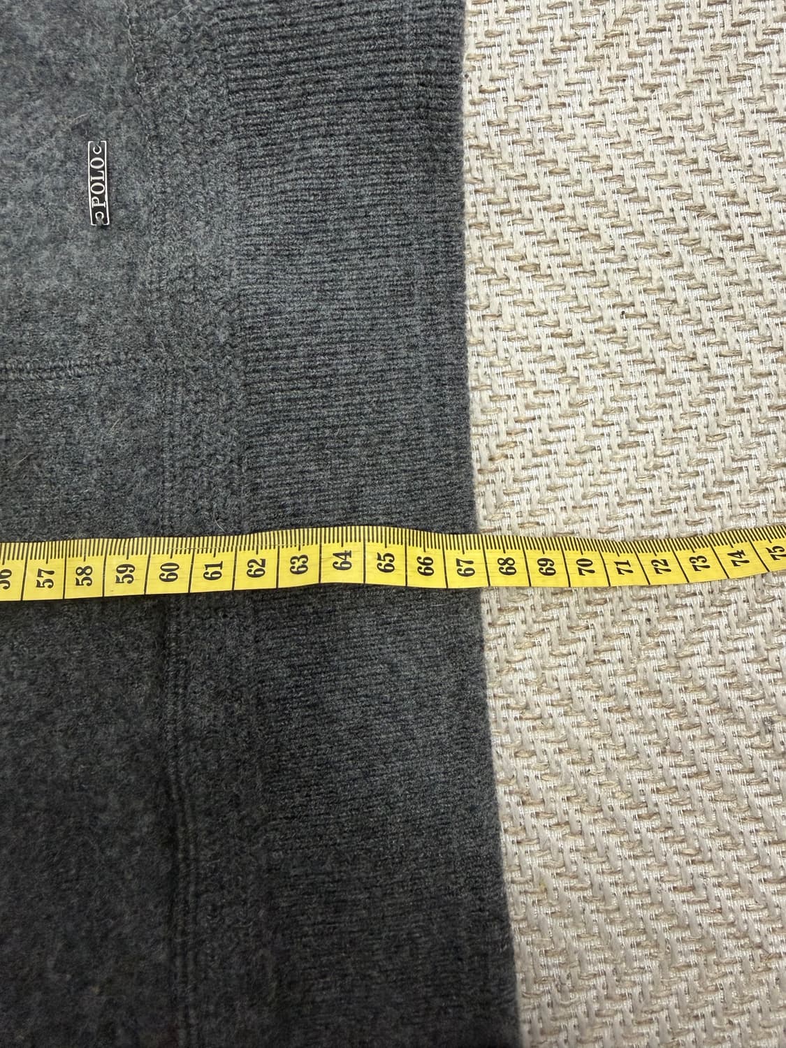 정품) 폴로랄프로렌 남성 그레이 가디건 XL  상품이미지10