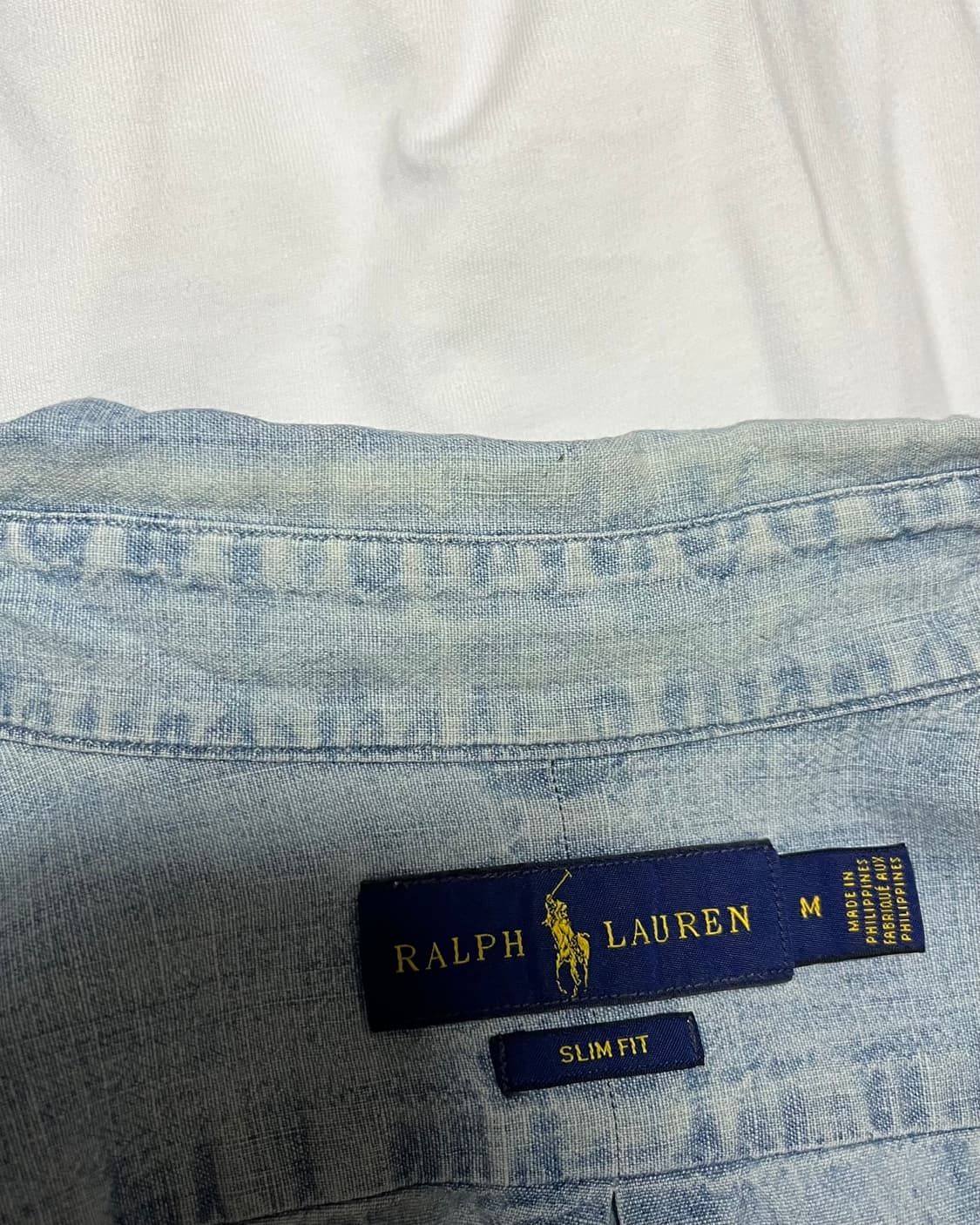 폴로랄프로렌 샴브레이 연청 데님 셔츠 상품이미지10