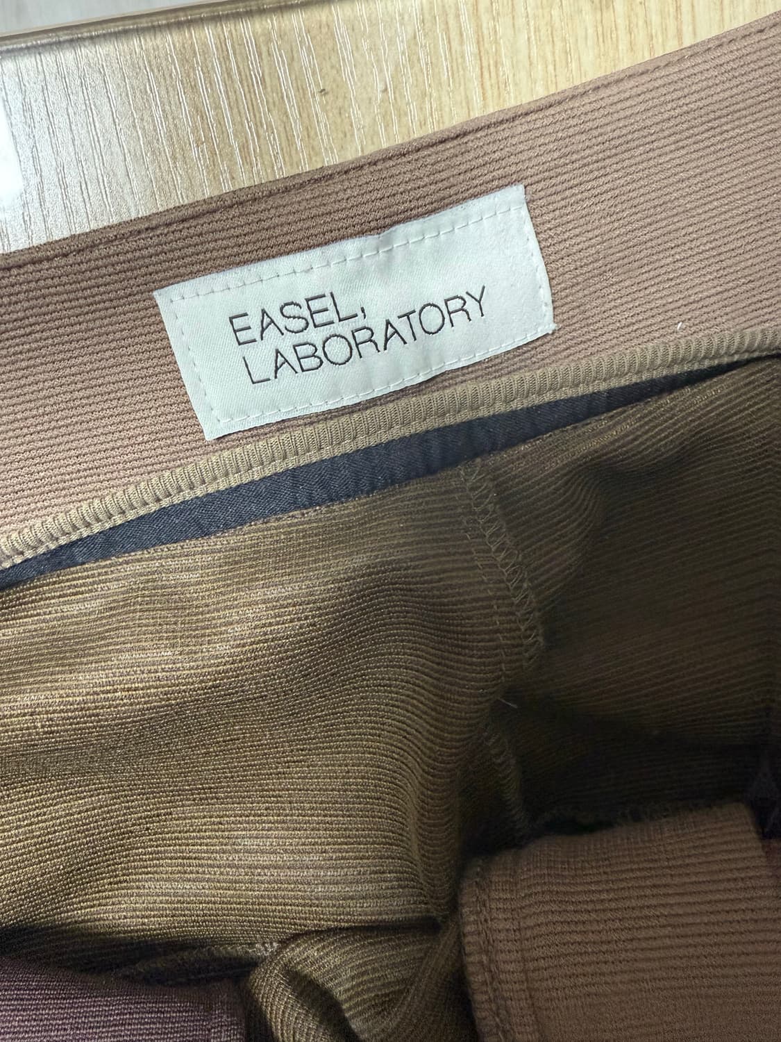 Easel laboratory 커브드 팬츠 M 상품이미지4