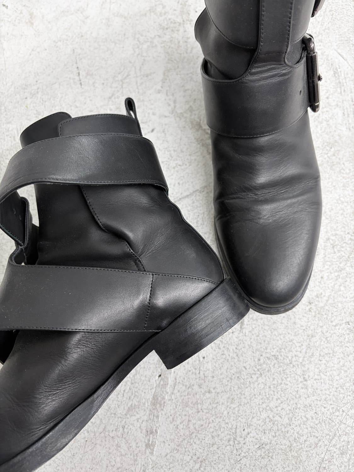 피에르 하디 더블 벨티드 레더 부츠 상품이미지2