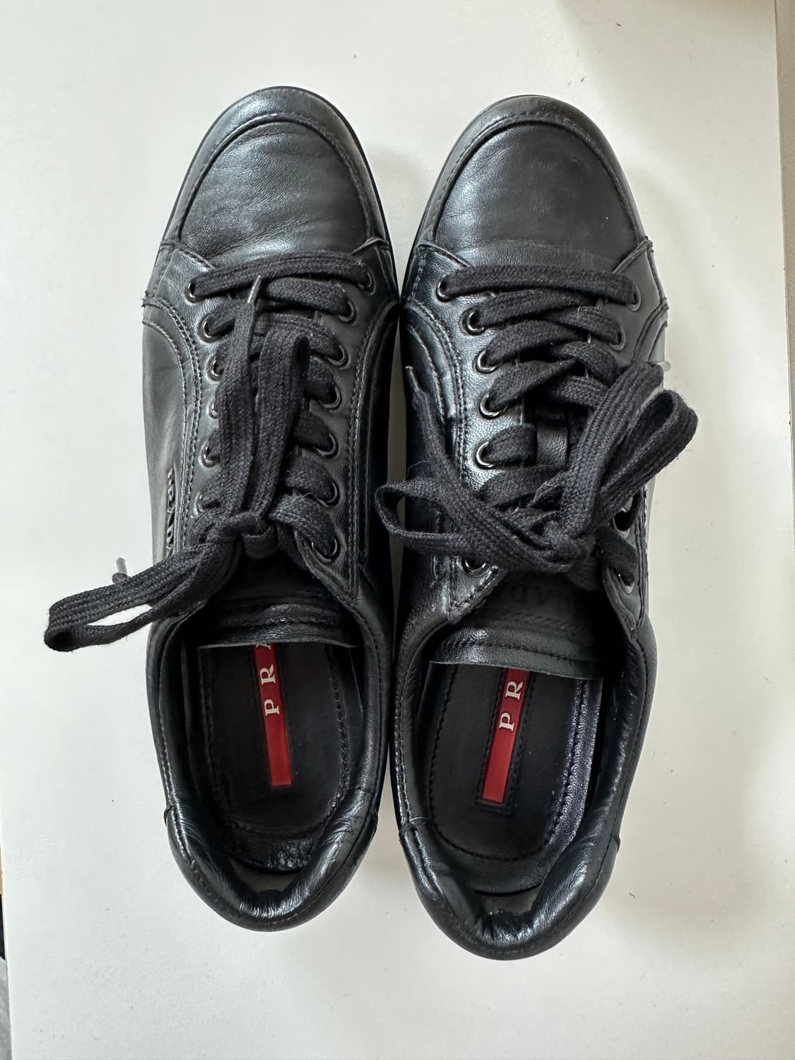 Prada Sport Leather Sneakers 상품이미지4