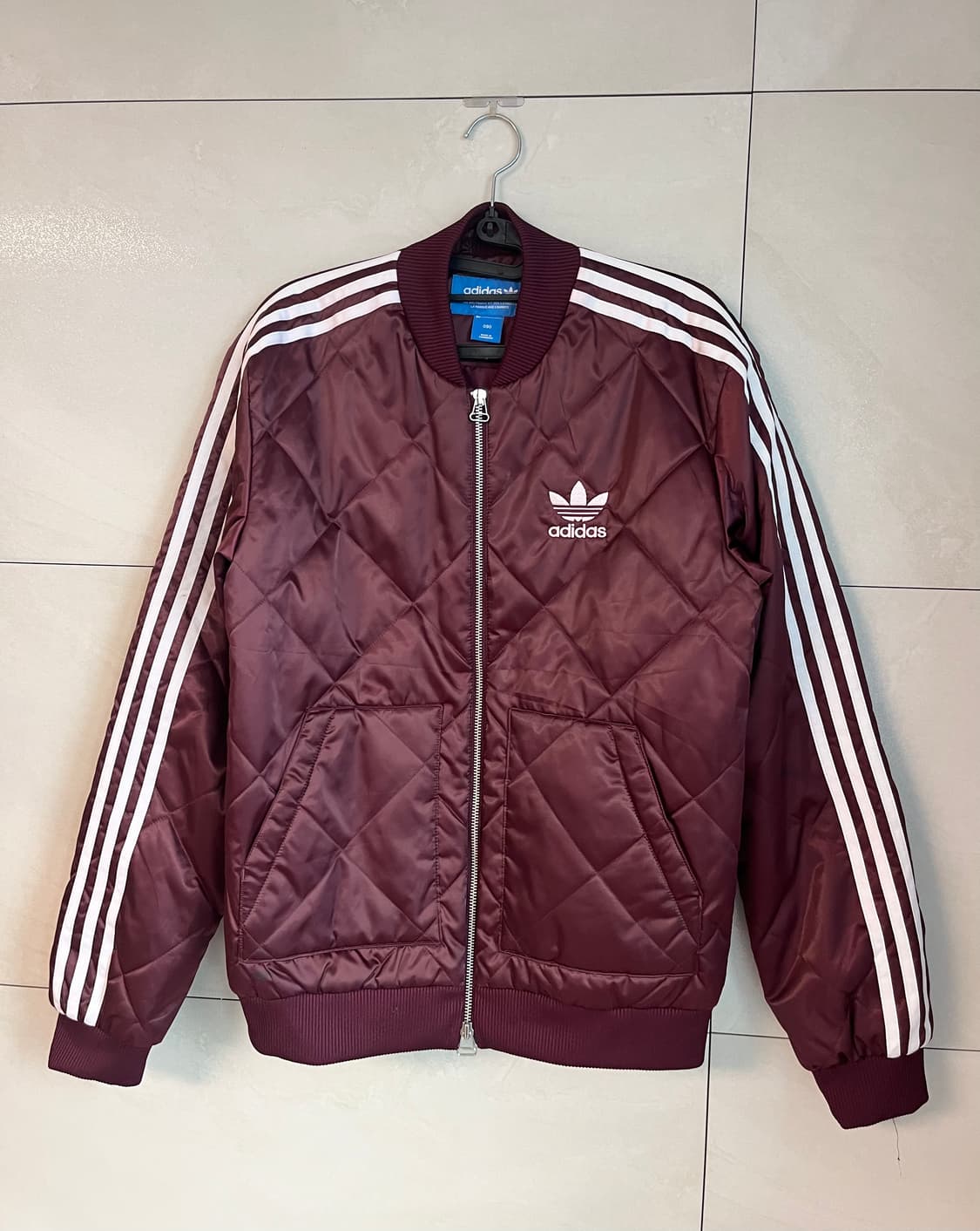 아디다스 파이어버드 퀄팅 자켓 버건디 [90] 상품이미지3