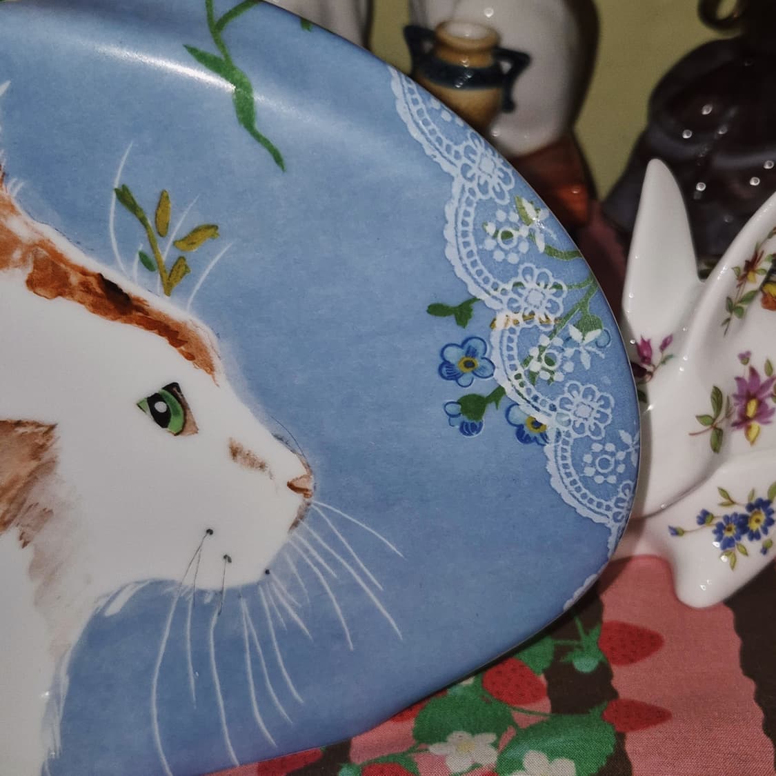 89s 포르투갈 비스타 도자기 고양이 화병 상품이미지7