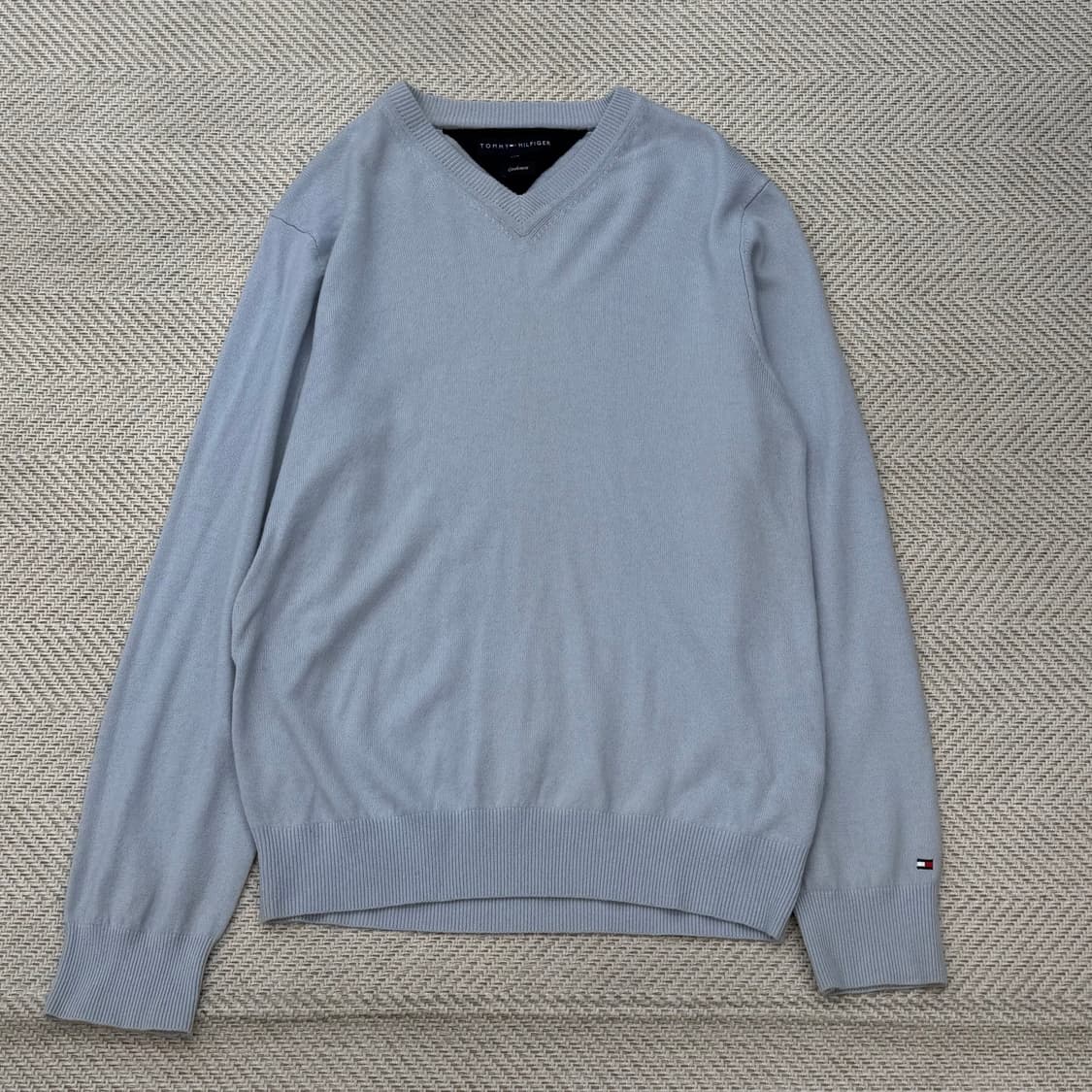 타미힐피거 브이넥 니트 r2381 상품이미지1