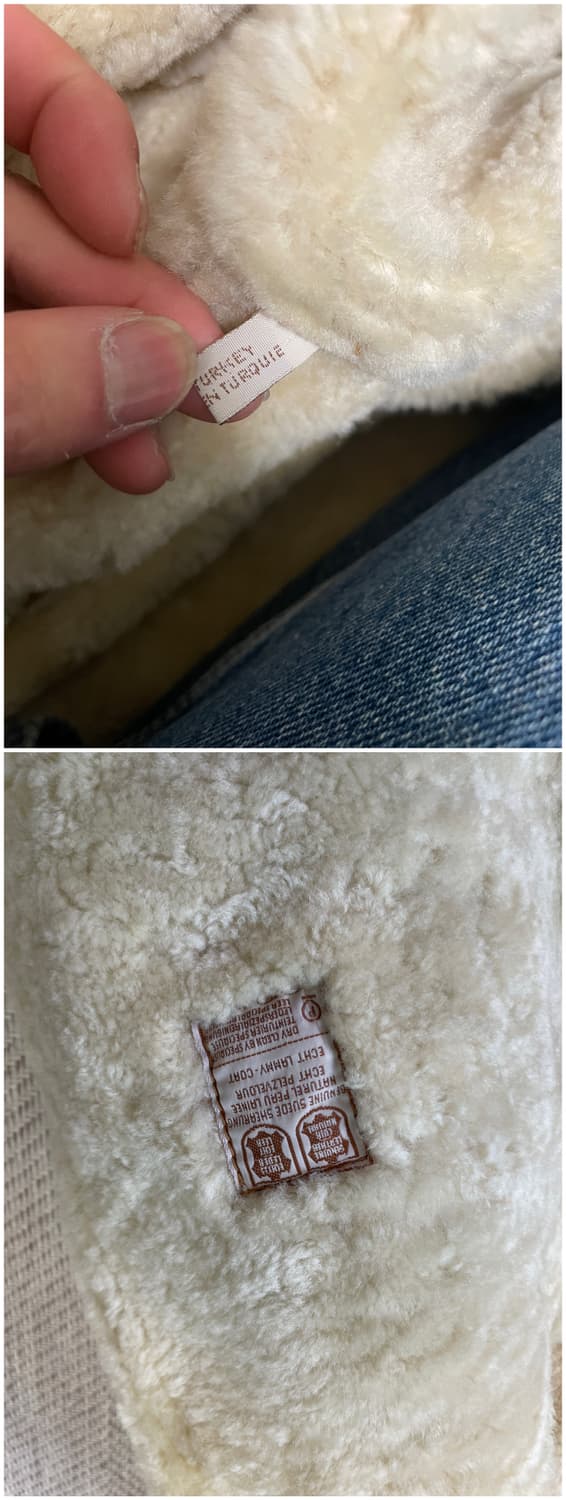 리얼 스웨이드 무톤 셰퍼드 후드 토글 코트  상품이미지9