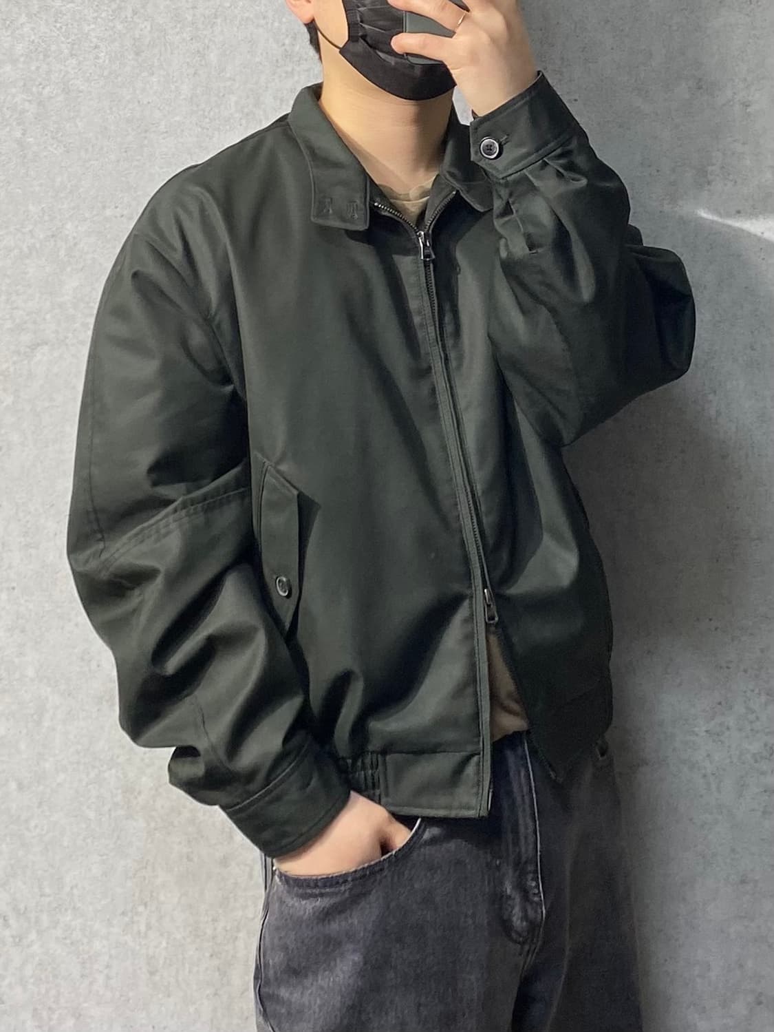 [M] INSILENCE 인사일런스 재팬 패브릭 투웨이 해링턴 자켓 상품이미지9