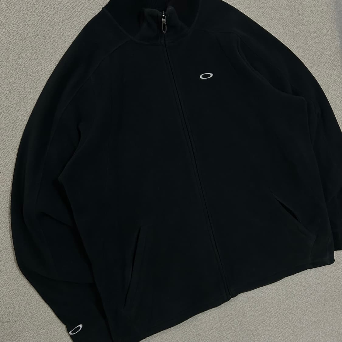 (XL) 00s 오클리 블랙 풀집업 플리스 자켓 상품이미지2