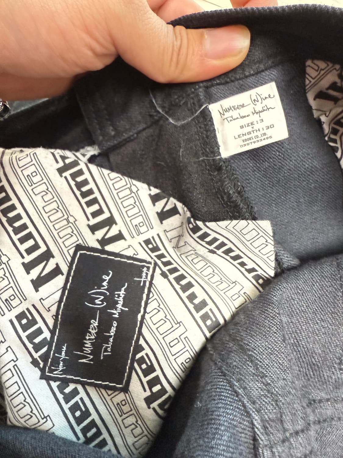 넘버나인 오르테가 데님 민트급 상품이미지4