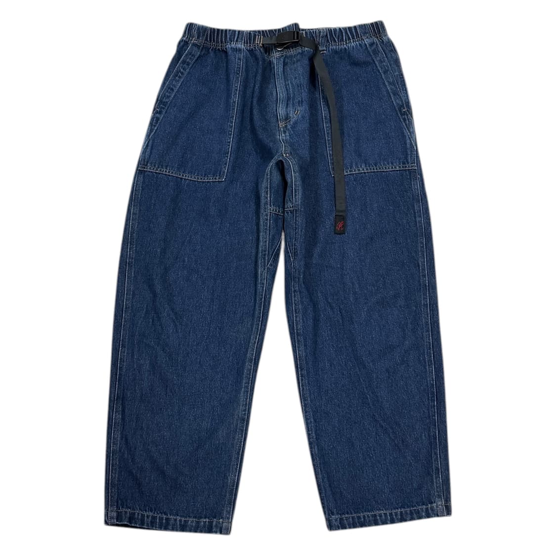 그라미치 벨트 루즈 테이퍼드 데님팬츠 바지 XL 상품이미지1