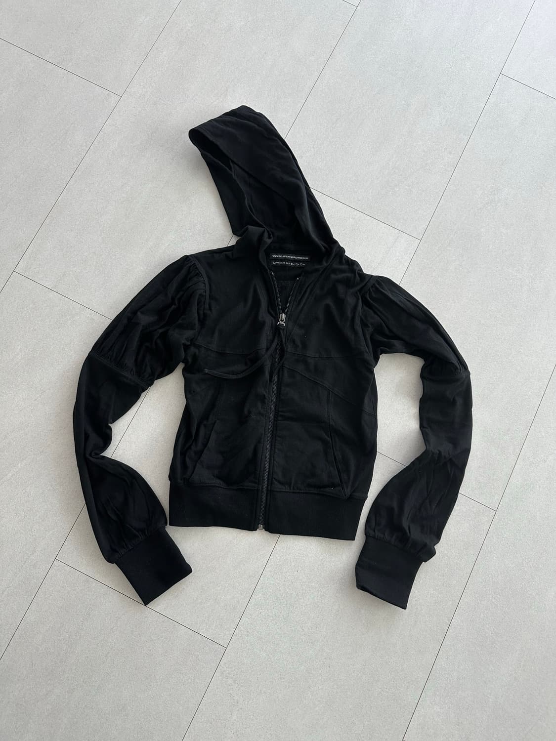 sculptor solid zip-up hoodie 상품이미지3