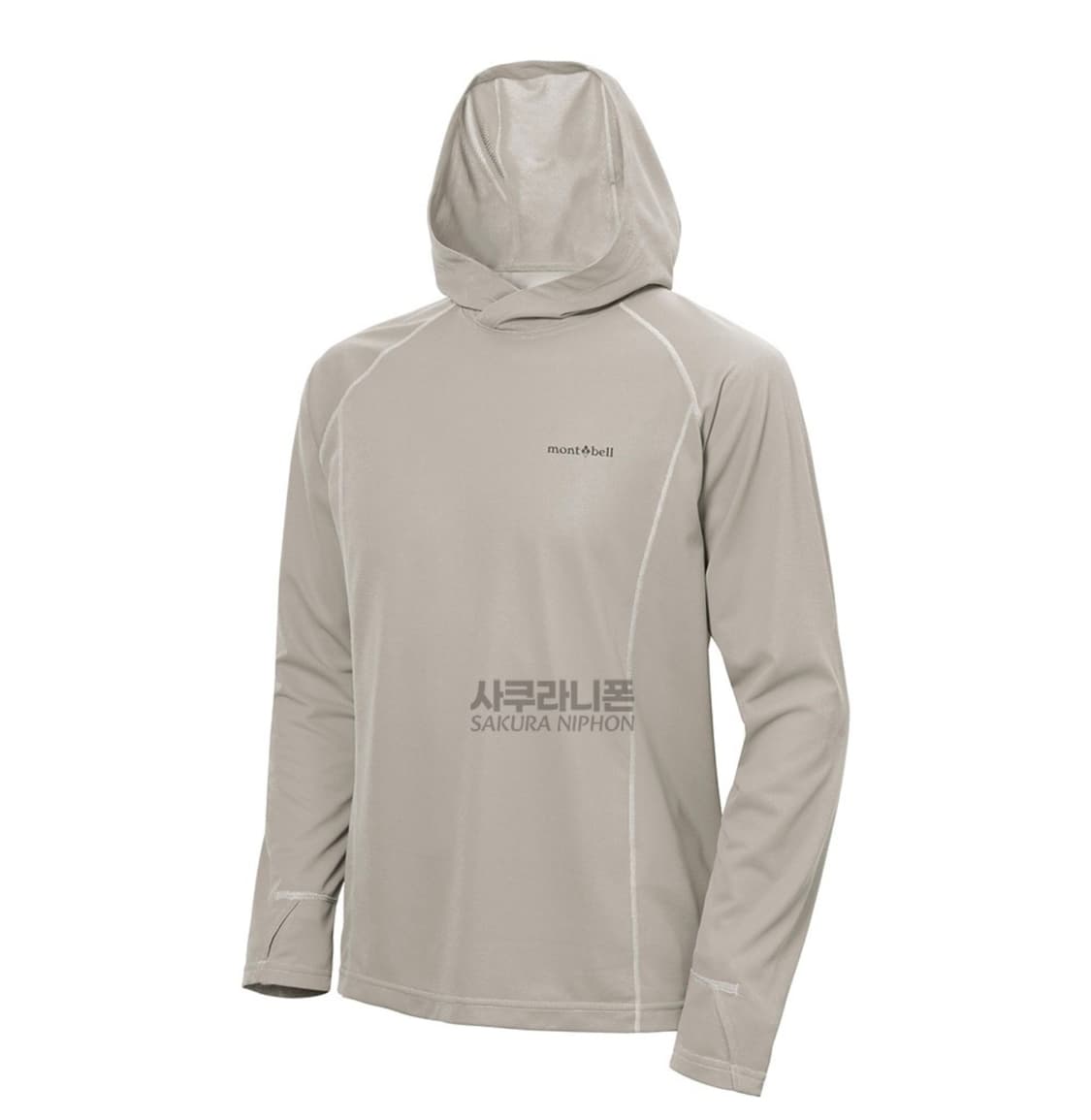 몽벨 HOOD SHIRT 후드 롱슬리브 새상품 L 판매 montbell 상품이미지1