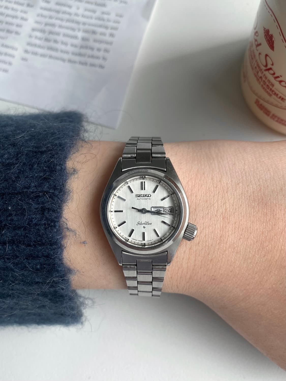 Seiko 세이코 silverwave 실버웨이브 오토매틱 데이데이트 쿼츠 상품이미지8