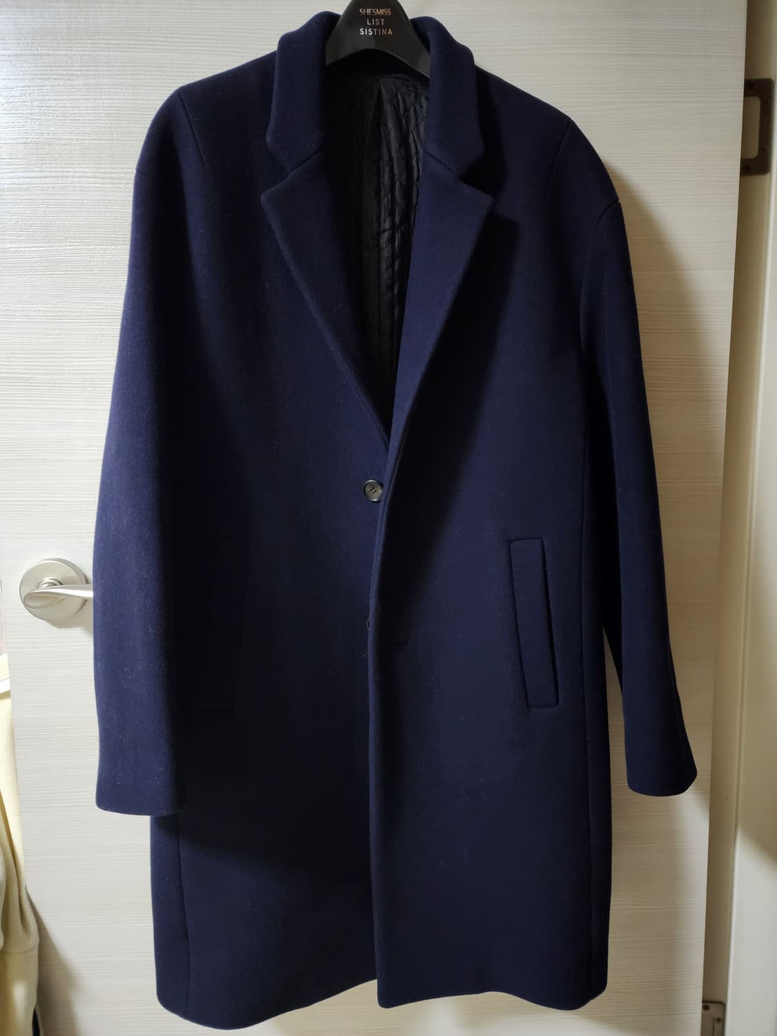 시스템옴므 울캐시미어 싱글코트 95~100 상품이미지2