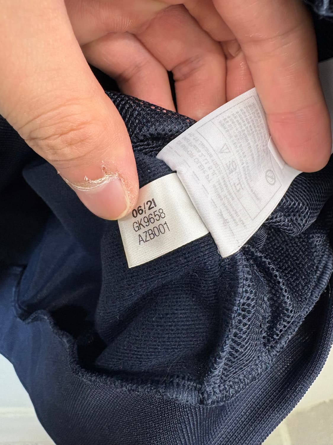 아디다스 기본 삼선 트랙탑 져지 네이비 상품이미지6