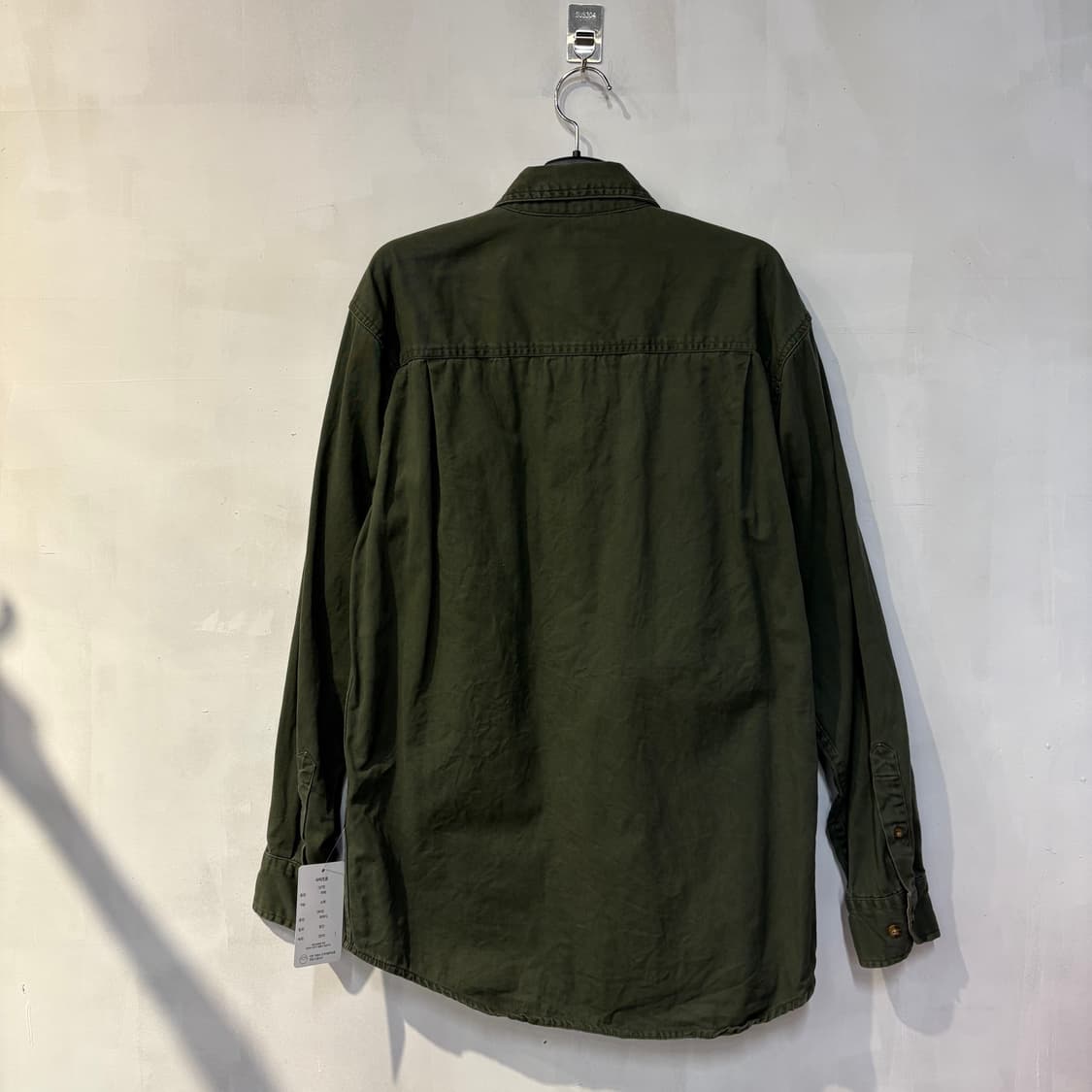칼하트 셔츠 M 그린 상품이미지2
