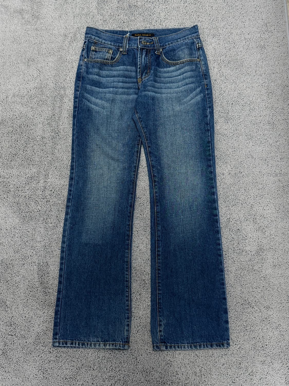 (28/32) 누디진 스트레이트핏 중청 데님 팬츠 상품이미지1