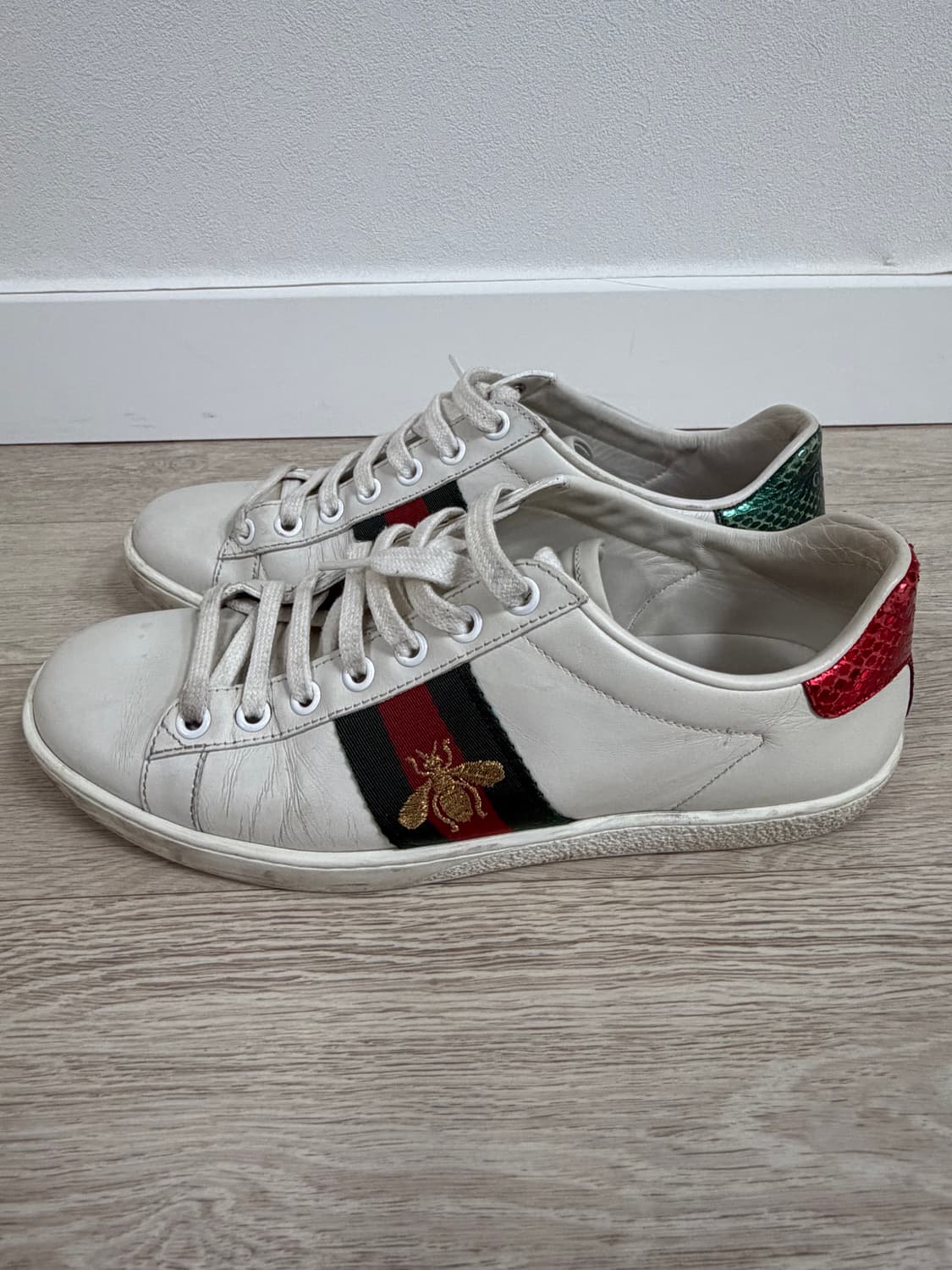 구찌 에이스 꿀벌 자수 스니커즈 245mm 상품이미지4