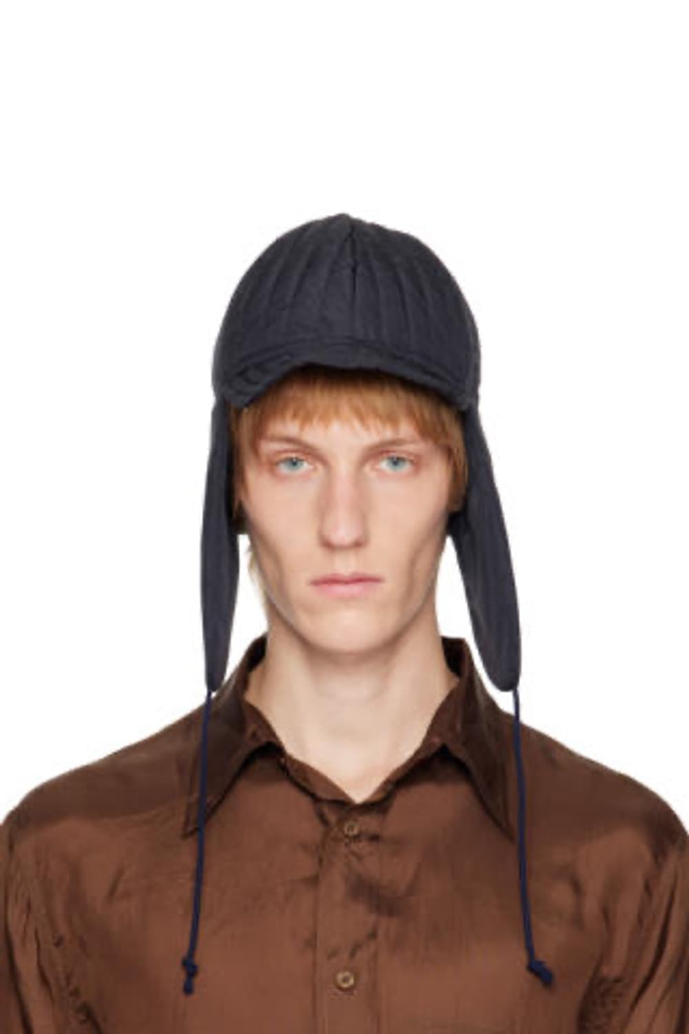 카미엘 포트젠스 Navy Quilted Hat 상품이미지6