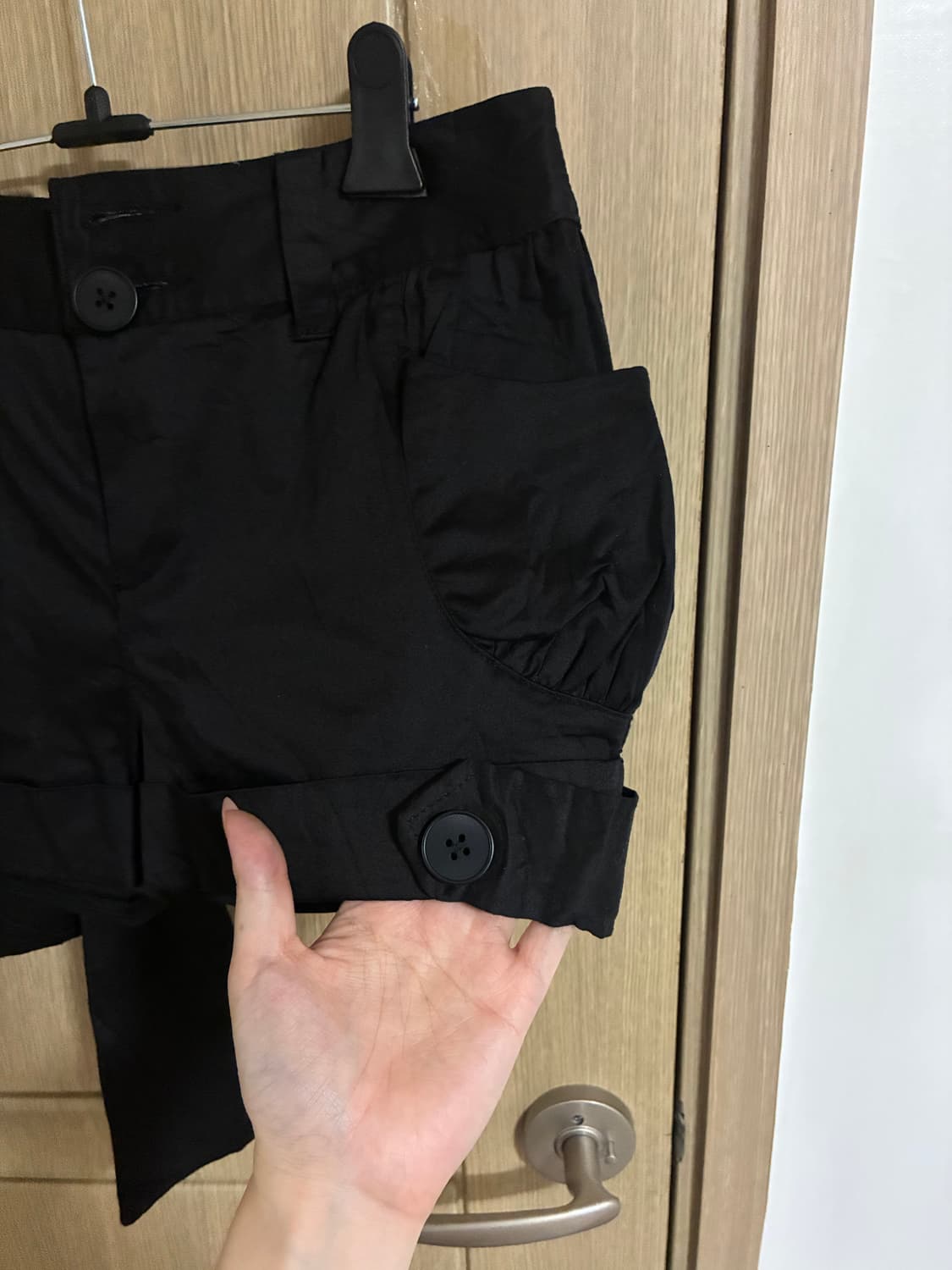 블랙 펌킨 숏팬츠 상품이미지3