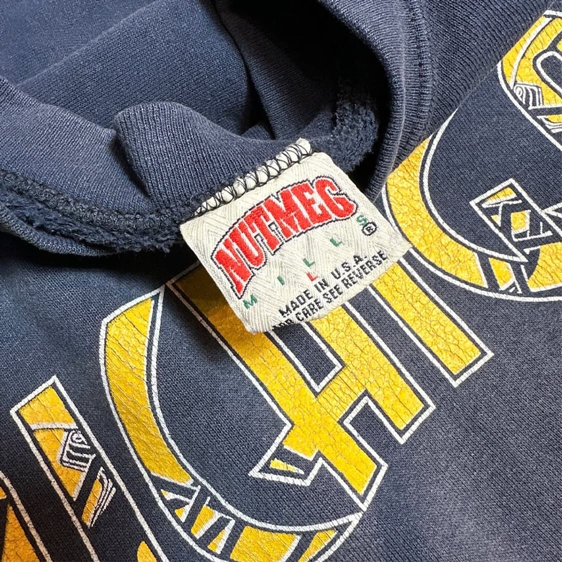 90s 빈티지 50/50 선블리치 페이드 스웻셔츠 상품이미지4