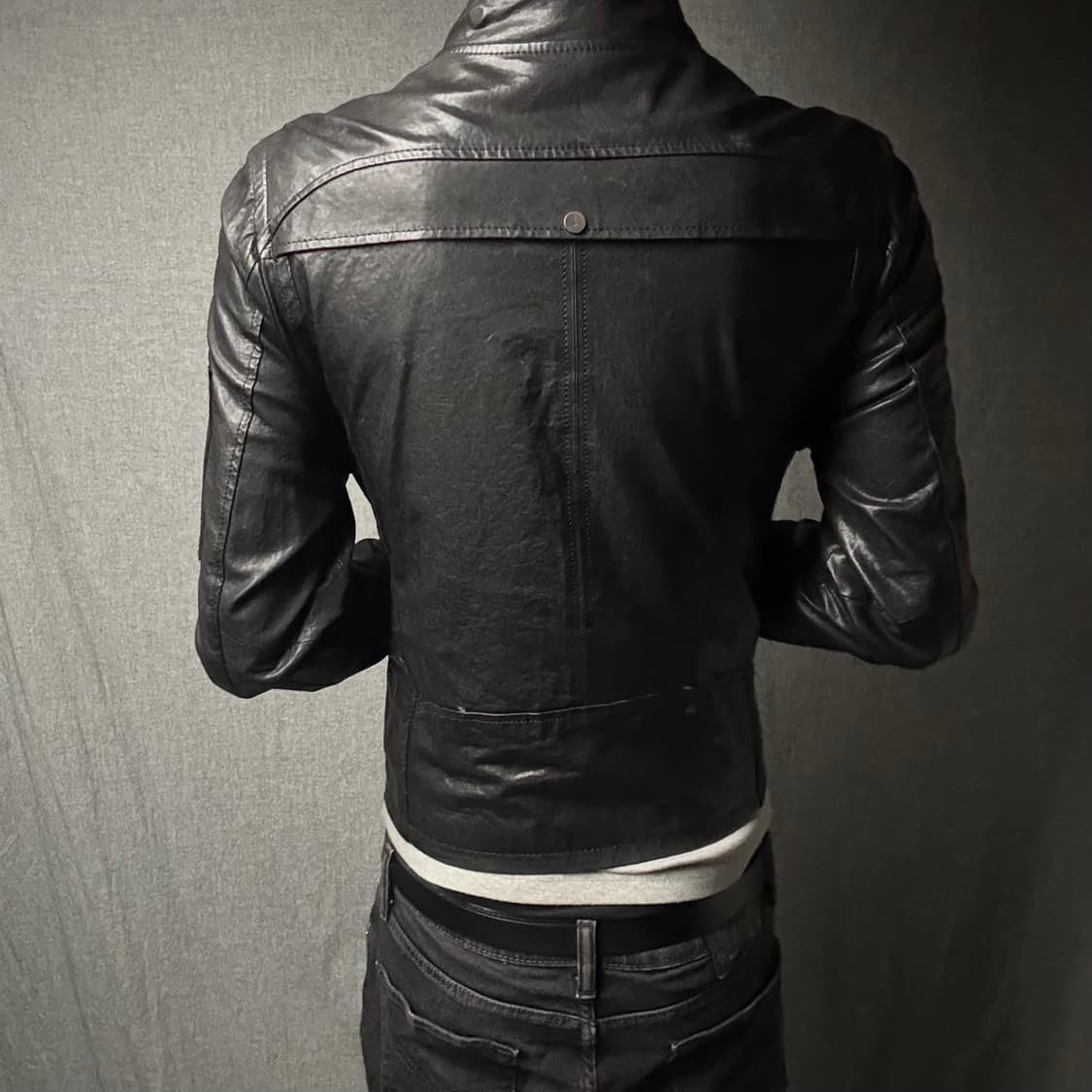 lamb skin leather jacket 상품이미지6