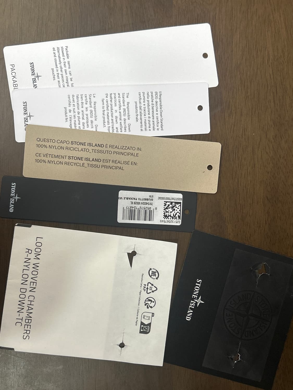 스톤아일랜드 룸우븐 경량패딩 xl 상품이미지3