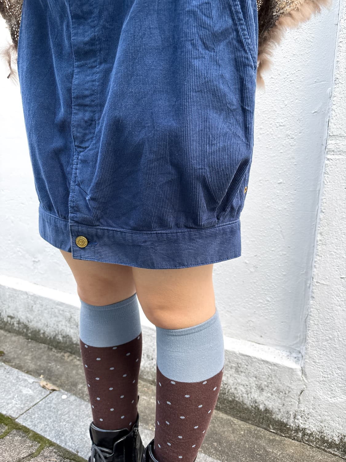 메르시보꾸 코듀로이 벌룬 스커트 상품이미지2