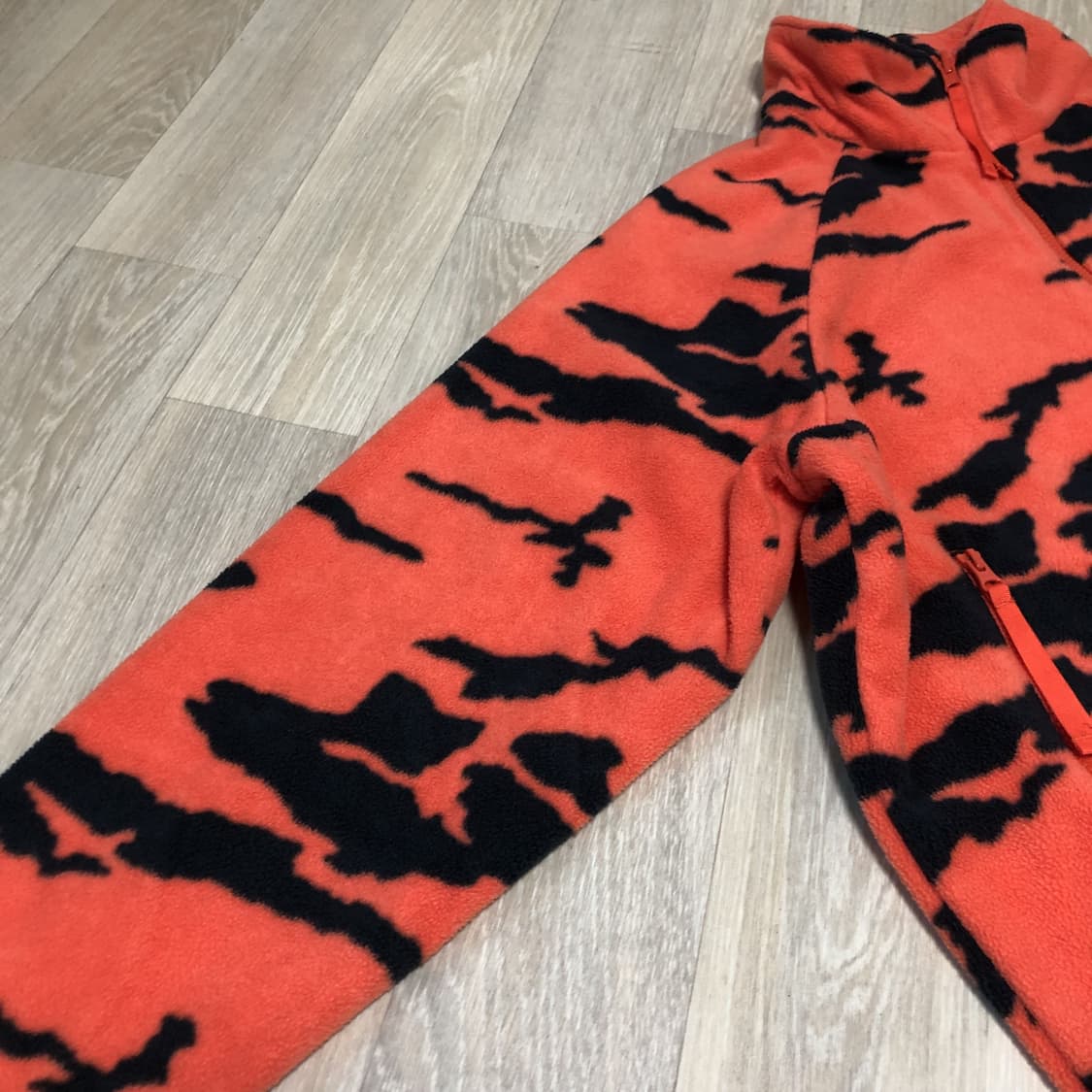 (L) 콜롬비아 Columbia 타이거 패턴 후리스 집업 자켓 상품이미지2