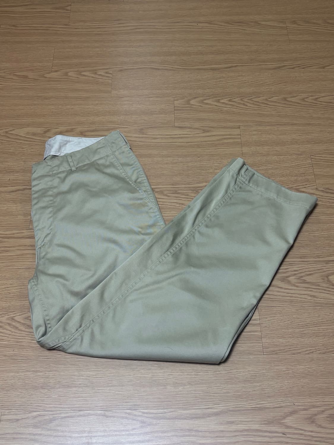 나나미카 와이드 치노 팬츠 32 사이즈 베이지  상품이미지1