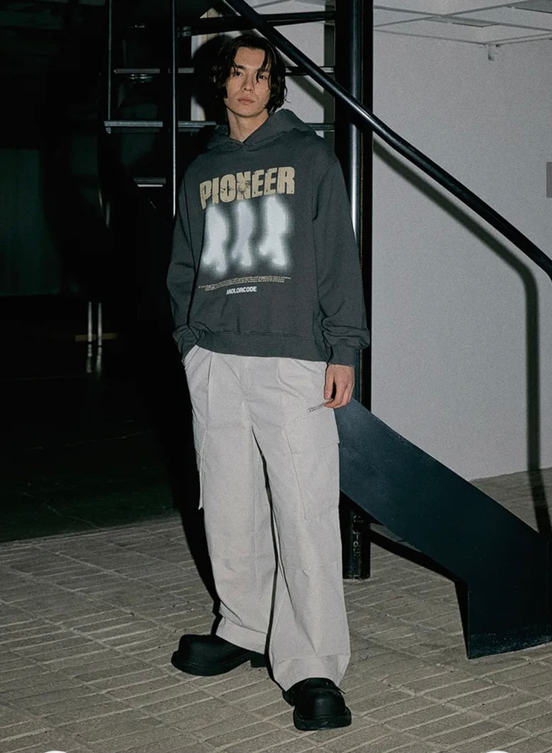 어널러 코드 카프 와이드 카고팬츠 상품이미지2